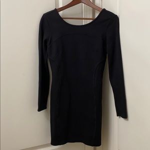 Athleta Illusion Black Dress